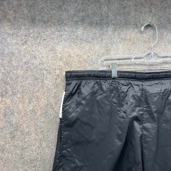 90s Nike Shorts Mens Large Black Swim Trunks Athletic Vintage Swoosh Nylon - Picture 5 of 11